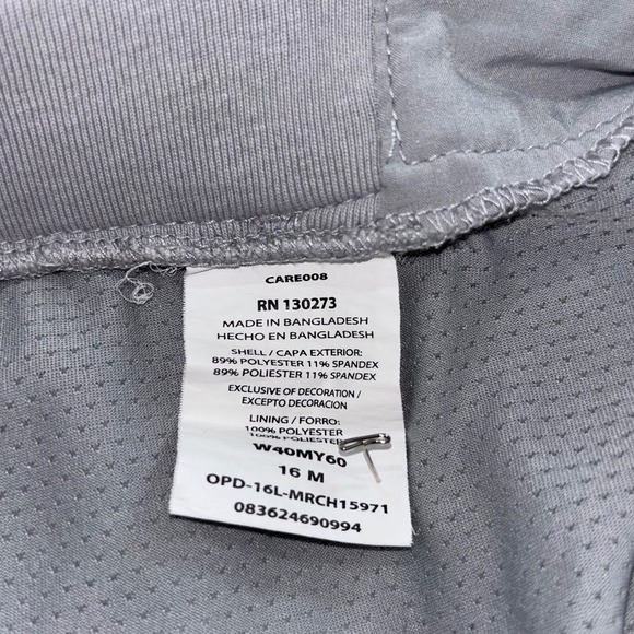 Riders by Lee On-the-Go Skort Womens 16M Gray Stretch Active Mini Skort - Picture 6 of 10